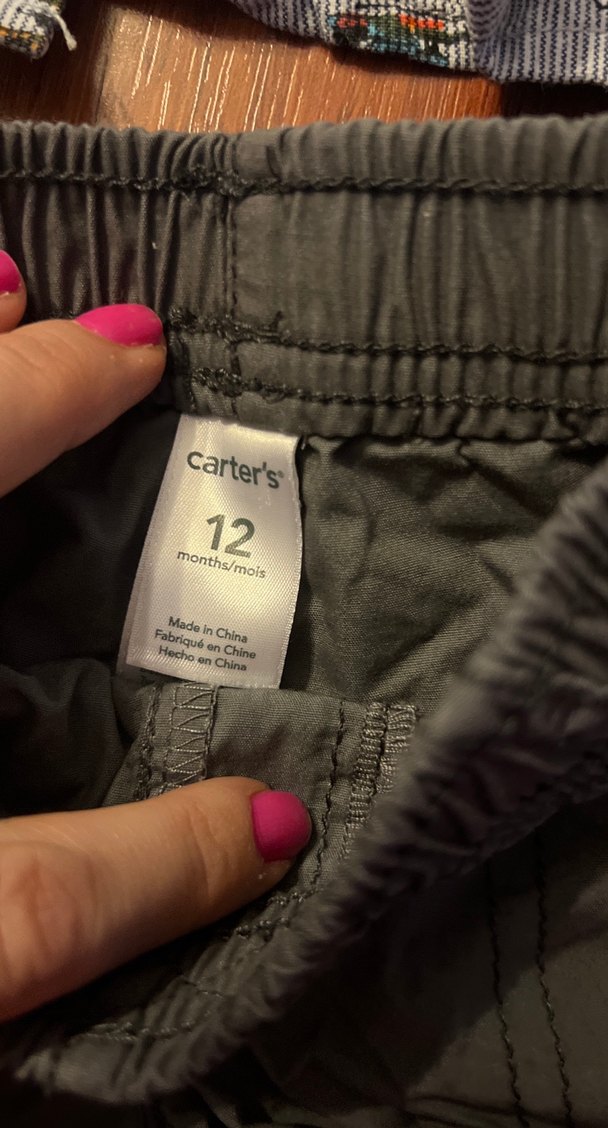 Gri Düğmeli Erkek Bebek Kısa Kollu Takım 6-12 ay - Görsel 5