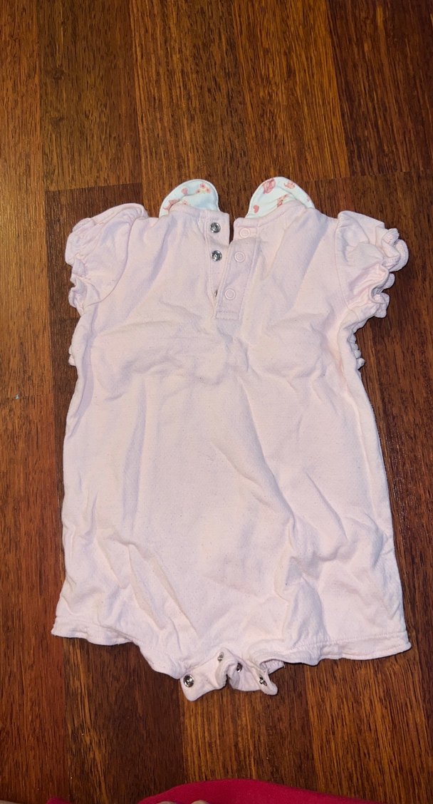 Nakışlı Fırfırlı Bebek Kız Tulum - Görsel 4