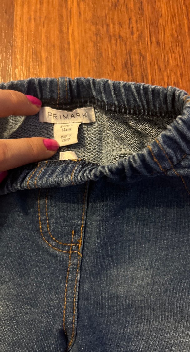 Erkek Çocuk Bol Kesim Elastik Bel Kot Pantolon - Görsel 2