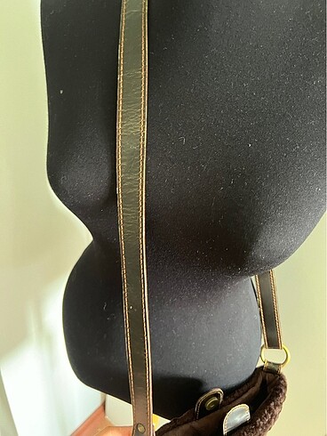 Orjinal deri güderi süet çanta - Görsel 9