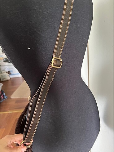 Orjinal deri güderi süet çanta - Görsel 10