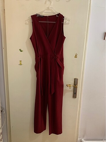 Trendyolmilla Kadın Bordo Tulum