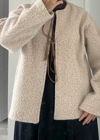 Bej Kadın Ceket - Görsel 2