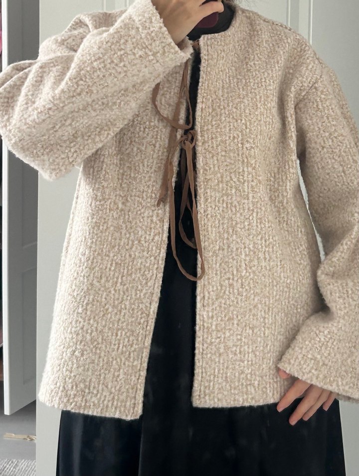 Bej Kadın Ceket - Görsel 2