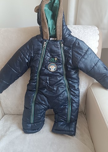 lacivert Erkek Bebek astronot Tulumu