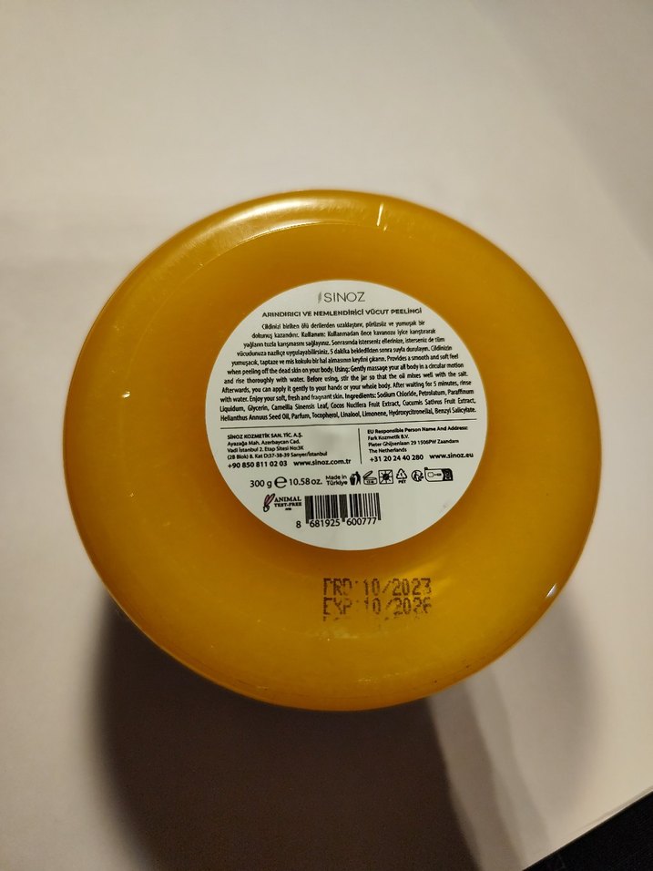 Sinoz Arındırıcı ve Nemlendirici Vücut Peelingi - Görsel 3