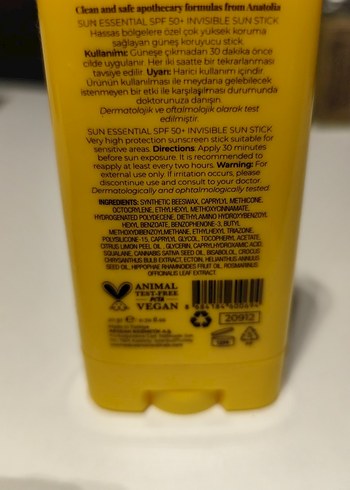 COSMED SPF 50+ Görünmez Güneş Stick - Görsel 2