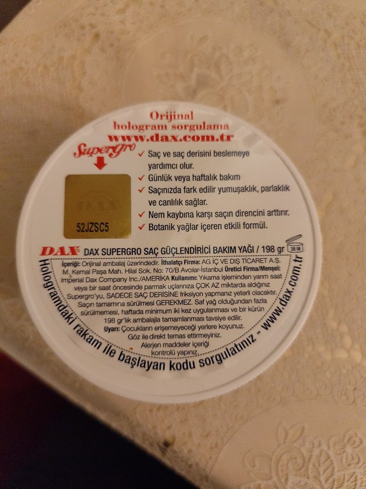 DAX Supergro Saç ve Saç Derisi Kremi - Görsel 5