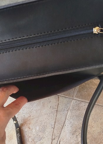 Beden Minimalist Siyah Deri Kadın Çanta