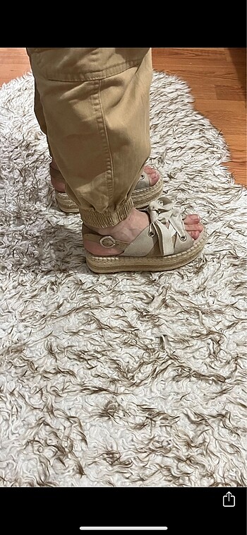 36 Beden camel Renk Bambi sandalet