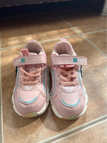 Jump Pembe kız çocuk spor ayakkabı