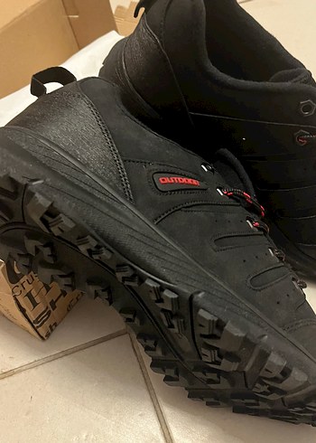 Siyah Bağcıklı Erkek Outdoor Ayakkabı - Görsel 3