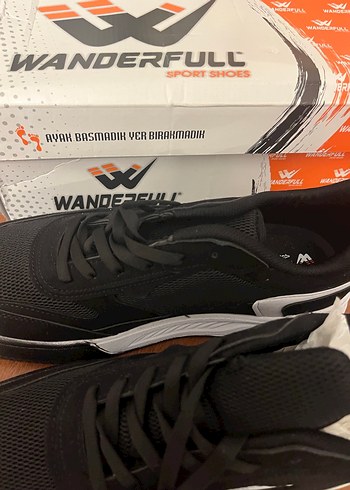 Siyah Bağcıklı  Spor Ayakkabı - Görsel 3
