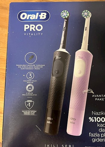 Oral-B Pro Vitality Elektrikli Diş Fırçası Seti