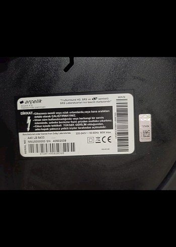 Arçelik tv A40 LB 5433 - Görsel 5