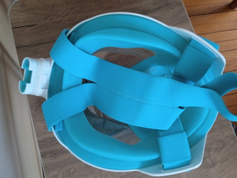 Turkuaz Fermuarlı Tam Yüz Dalış Maskesi L XL beden 0 ürün - Görsel 3