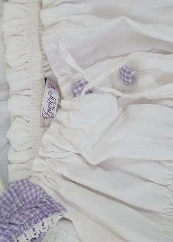 Kız Çocuk Mor Bolero ve Elbise Seti - Görsel 5