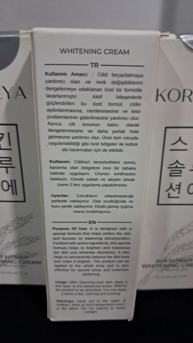 Korelya Beyazlatıcı Krem - Açık Ton - Görsel 2