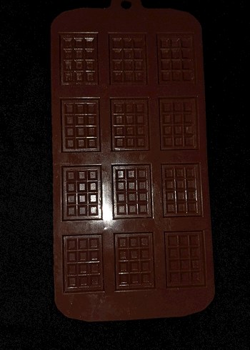 Kahverengi Silikon Mini Çikolata Kalıbı - Görsel 2