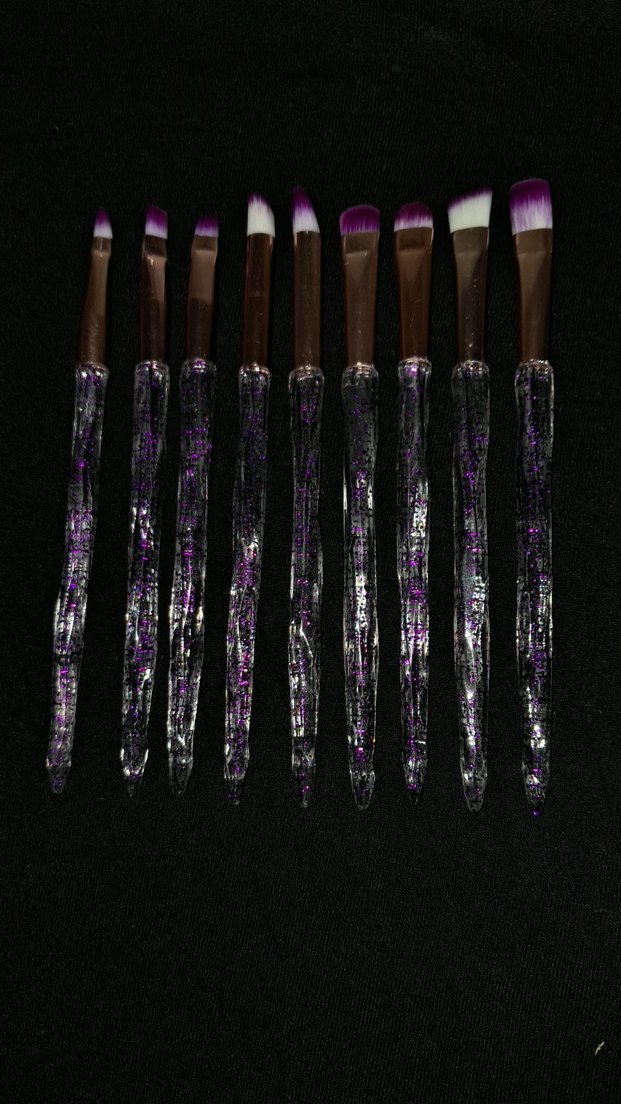 Mor Makyaj Fırçası Seti - Görsel 2