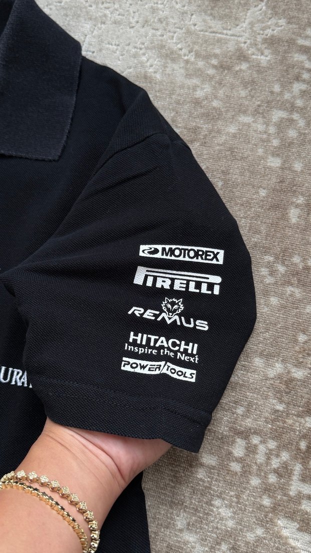 Touratech Siyah Polo Tişört — görsel 7/9