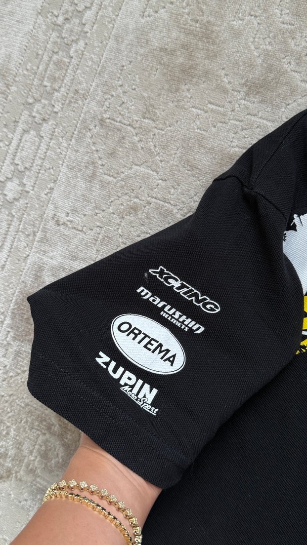 Touratech Siyah Polo Tişört — görsel 8/9