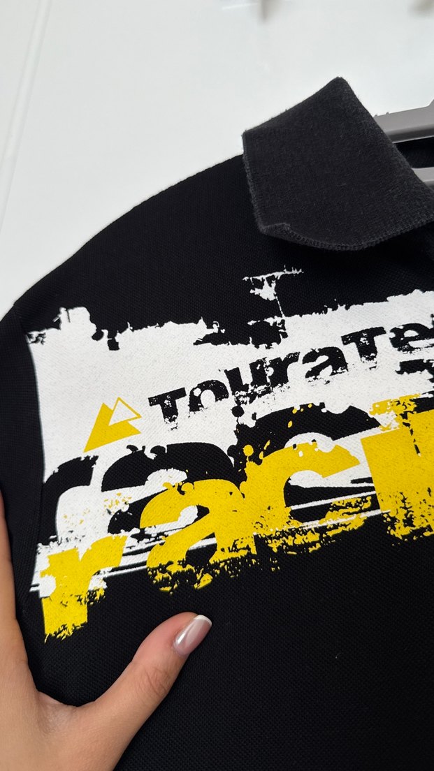 Touratech Siyah Polo Tişört — görsel 3/9