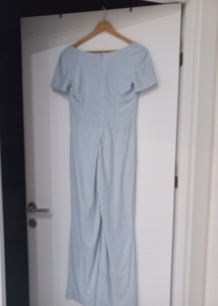 Mavi, özel dikim tulum.  - Görsel 3