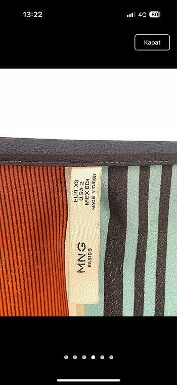 xs Beden çeşitli Renk Mango elbise