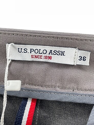 36 Beden gri Renk U.S Polo Assn. Kumaş Pantolon %70 İndirimli.