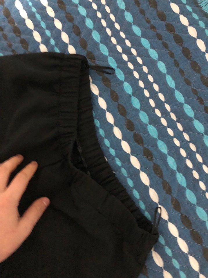 Siyah Pilili Kadın Kumaş Pantolon - Görsel 3