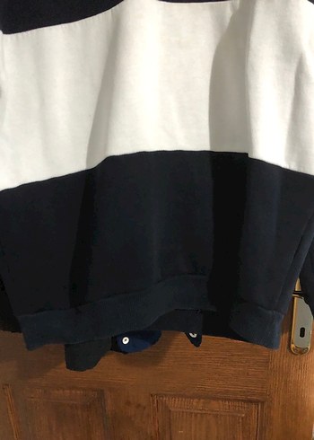 Düğmeli Yaka Detaylı Erkek Oversize Sweatshirt - Görsel 4