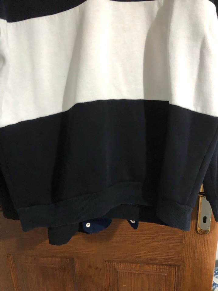 Düğmeli Yaka Detaylı Erkek Oversize Sweatshirt - Görsel 4