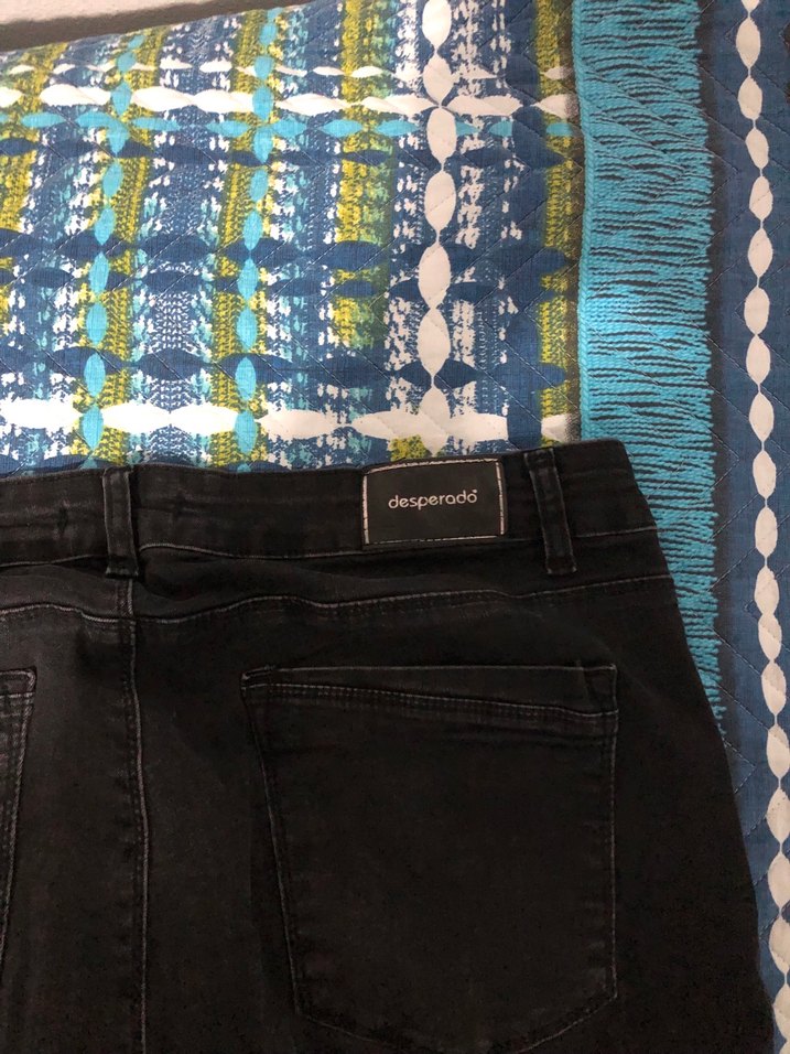 Siyah, Kuşaklı, Regular Fit Kadın Kot Pantolon - Görsel 4