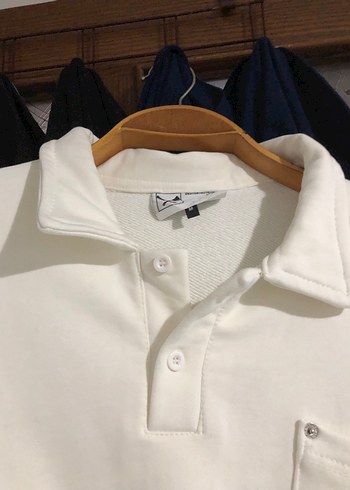 Beyaz Kadın Uzun Kollu Sweatshirt - Görsel 7