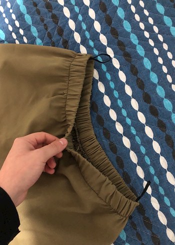 Kadın Kahverengi Bol Kesim Kumaş Pantolon - Görsel 4