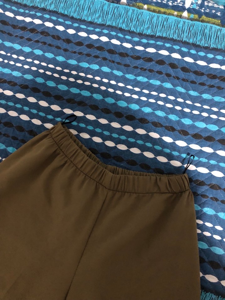 Kadın Kahverengi Bol Kesim Kumaş Pantolon - Görsel 3