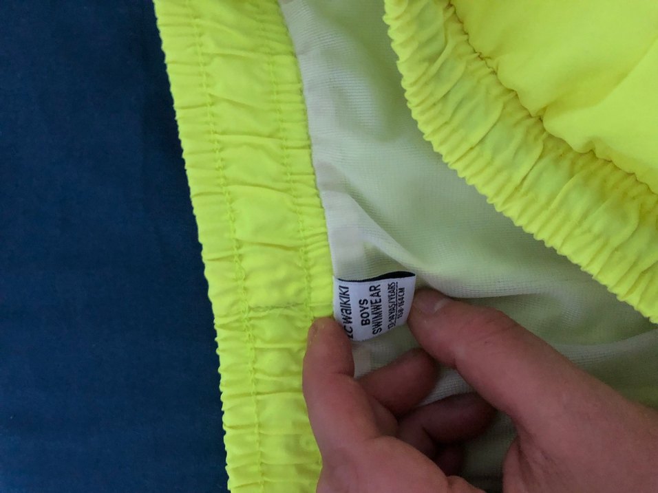 Sarı Erkek Kolsuz Deniz Şortu - Görsel 5