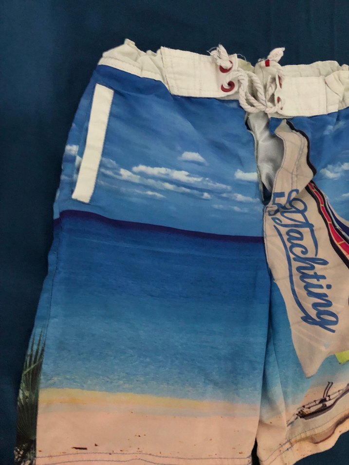 Erkek Çocuk Renkli Baskılı Şort Mayo - Görsel 4