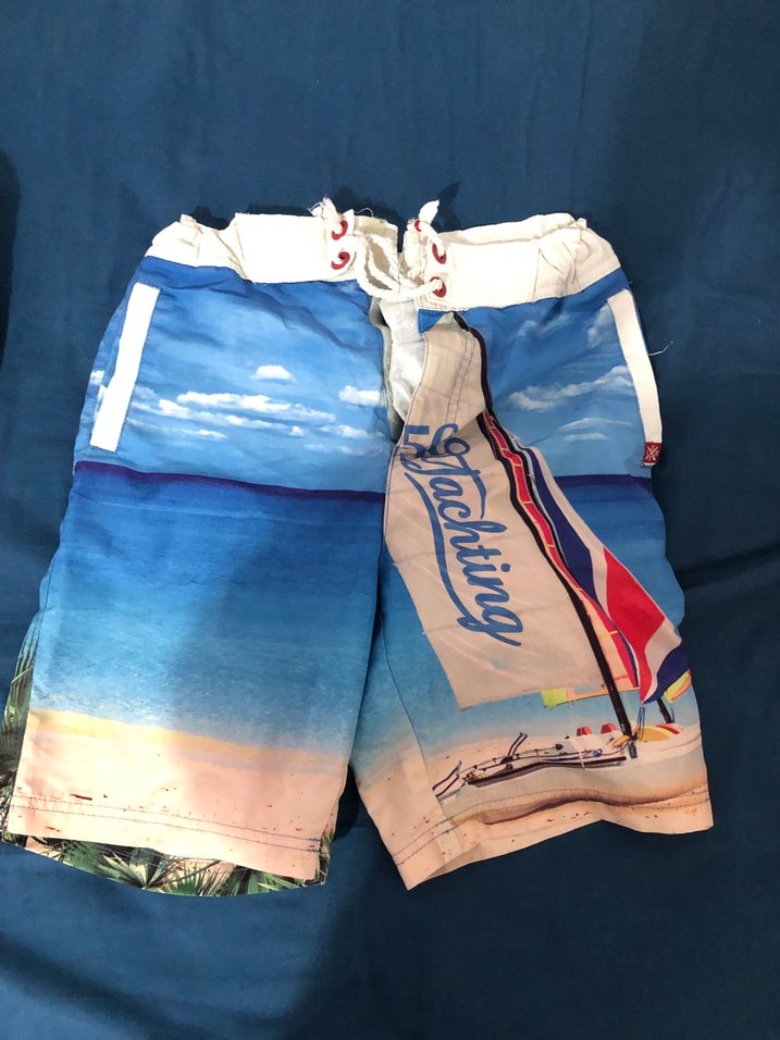 Erkek Çocuk Renkli Baskılı Şort Mayo - Görsel 2