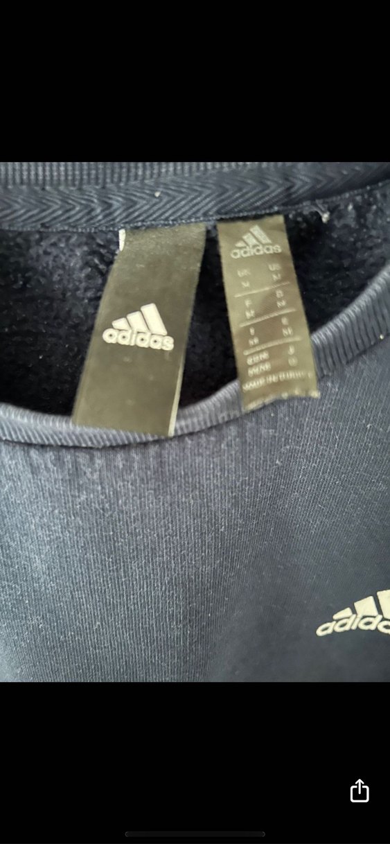 Erkek Mavi Kapüşonsuz Gri Baskılı Sweatshirt - Görsel 5