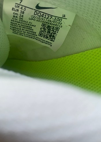 Nike court royal kadın spor ayakkabı, sneaker 38 no ve 24 cm. - Görsel 6