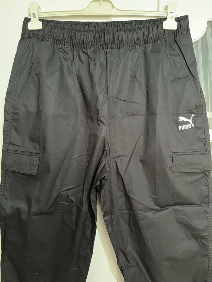 Puma marka alt eşofman, pantolon. L beden ve siyah renk. - Görsel 2