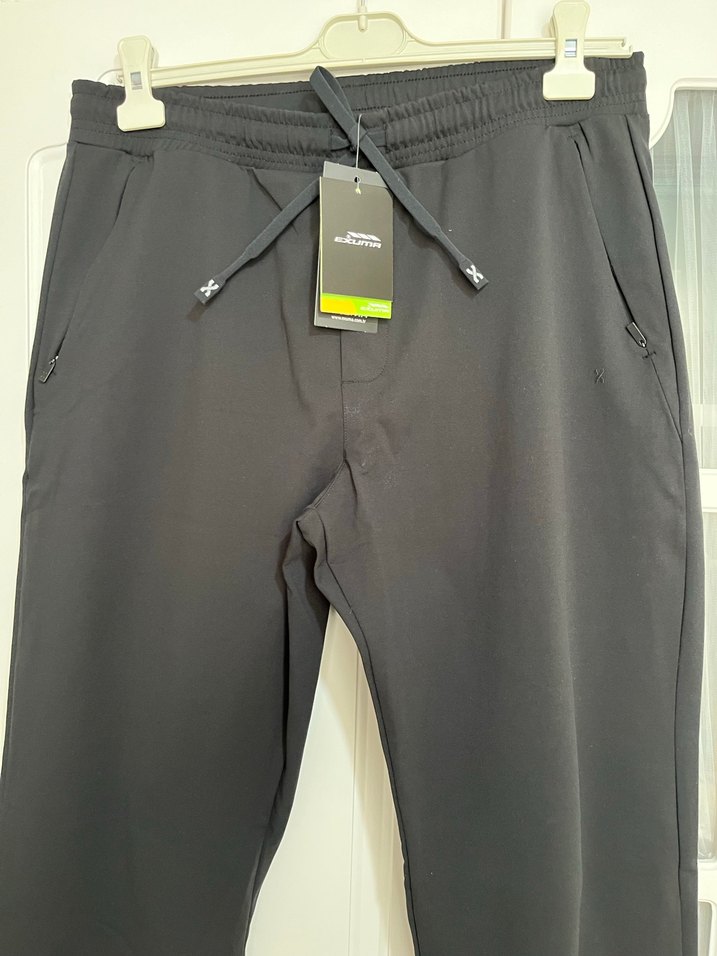 Exuma marka eşofman altı, sweatpant. L beden ve siyah renk. - Görsel 2