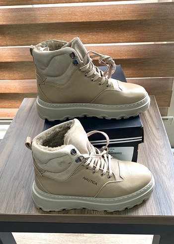 Nautica marka kadın bot. 38 beden ve rengi bej. Sıfır, orijinal - Görsel 3