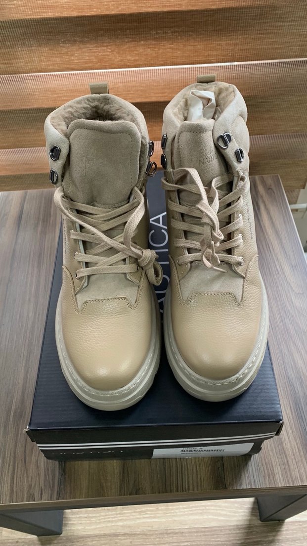 Nautica marka kadın bot. 38 beden ve rengi bej. Sıfır, orijinal - Görsel 2