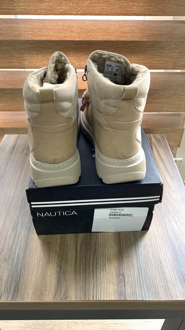 Nautica marka kadın bot. 38 beden ve rengi bej. Sıfır, orijinal - Görsel 4
