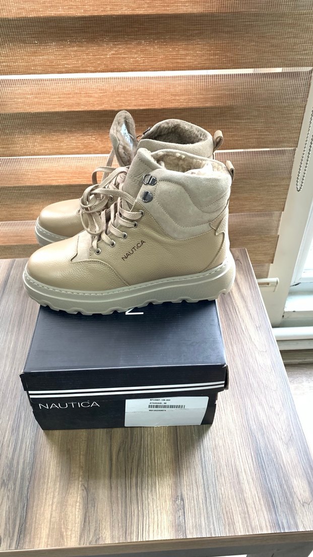 Nautica marka kadın bot. 38 beden ve rengi bej. Sıfır, orijinal - Görsel 5