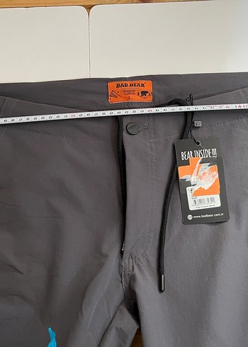 Bad Bear marka outdoor pantolon. L beden ve gri renk. - Görsel 6