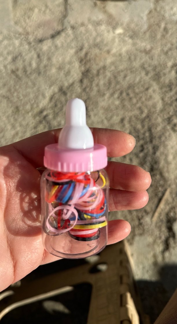 Çok Renkli Lastikli Çocuk Saç Tokaları - Görsel 2